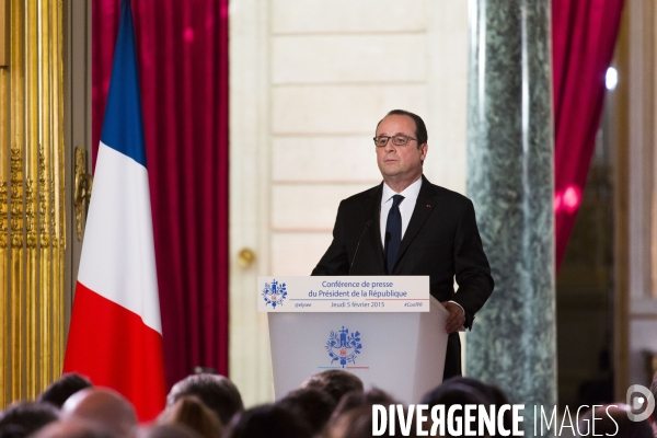 Francois Hollande, 5eme conference de presse.