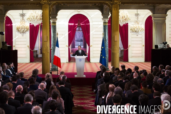 Francois Hollande, 5eme conference de presse.