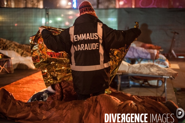 Nuit froide contre l exclusion.