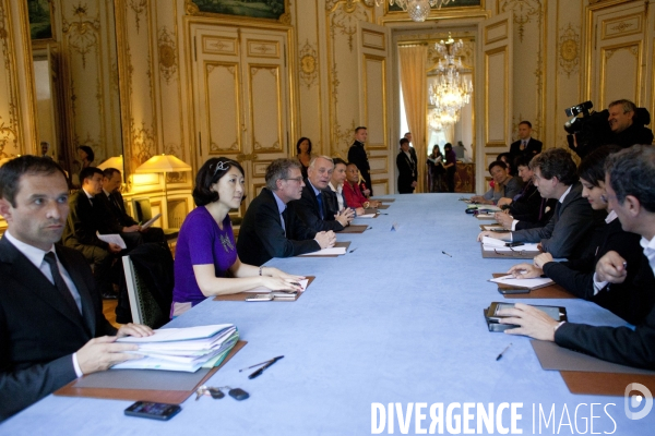 Matignon : Premier tour des elections legislatives.