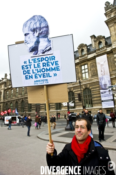 Manifestation en soutien au peuple grec