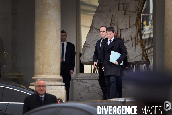 Conseil des ministres extraordinaire avant le vote sur la loi Macron