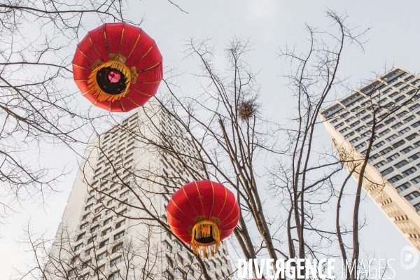 L année de la Chèvre. Nouvel An chinois 2015.