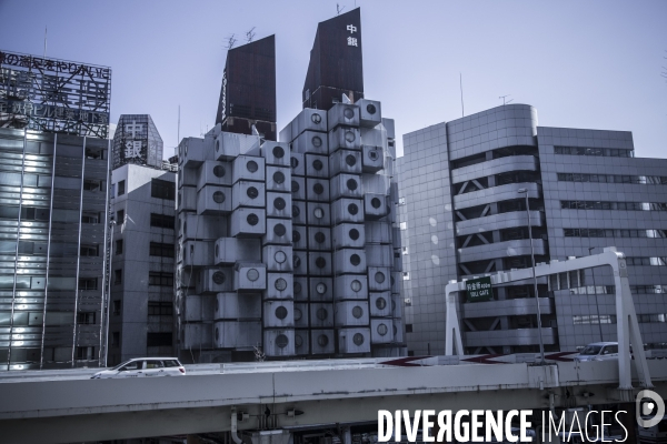 Capsule Tower à Tokyo