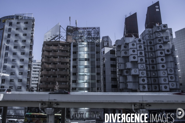 Capsule Tower à Tokyo