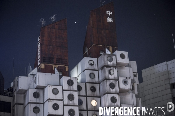 Capsule Tower à Tokyo