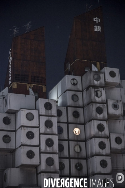 Capsule Tower à Tokyo