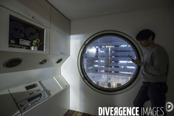 Capsule Tower à Tokyo