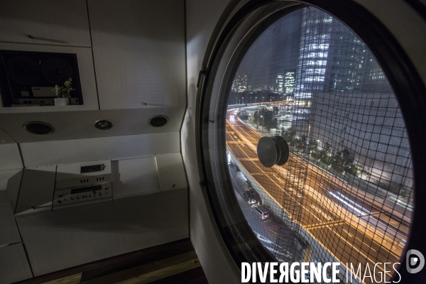 Capsule Tower à Tokyo