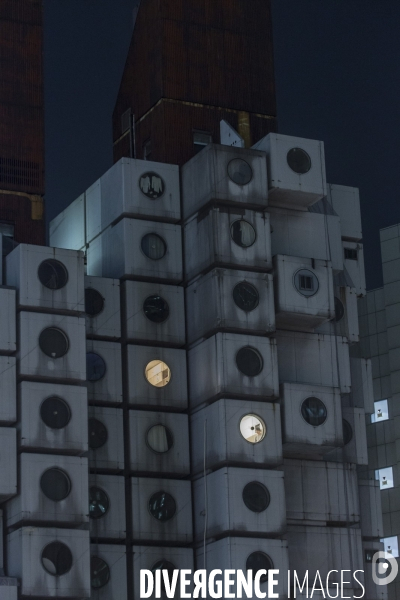 Capsule Tower à Tokyo