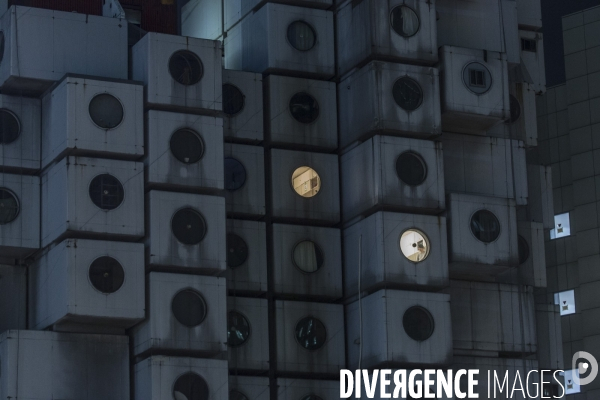 Capsule Tower à Tokyo