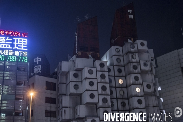 Capsule Tower à Tokyo