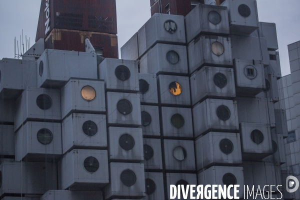 Capsule Tower à Tokyo