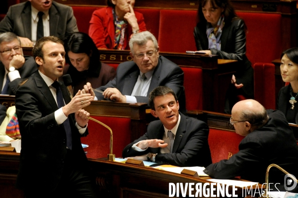Assemblée nationale. A la veille de l utilisation de l article 49-3.