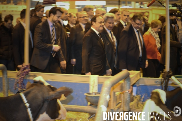 Paris Salon de l Agriculture 2015 ouverture et visite de François Hollande