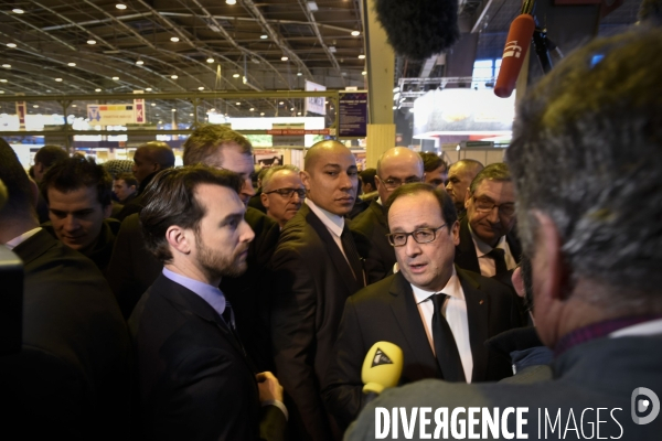 Paris Salon de l Agriculture 2015 ouverture et visite de François Hollande