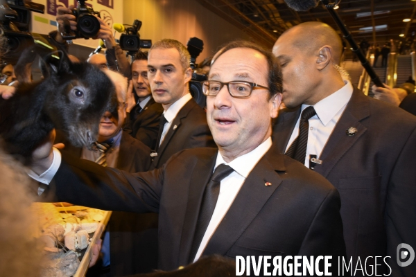 Paris Salon de l Agriculture 2015 ouverture et visite de François Hollande