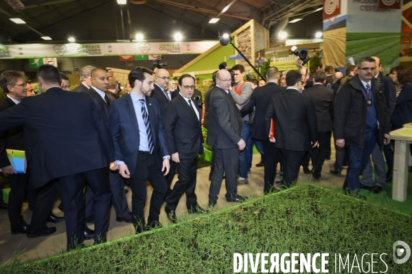 Paris Salon de l Agriculture 2015 ouverture et visite de François Hollande