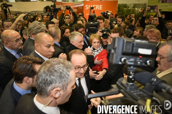 Paris Salon de l Agriculture 2015 ouverture et visite de François Hollande