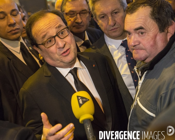 Francois Hollande au Salon de l Agriculture