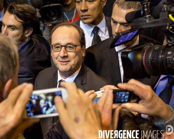 Francois Hollande au Salon de l Agriculture