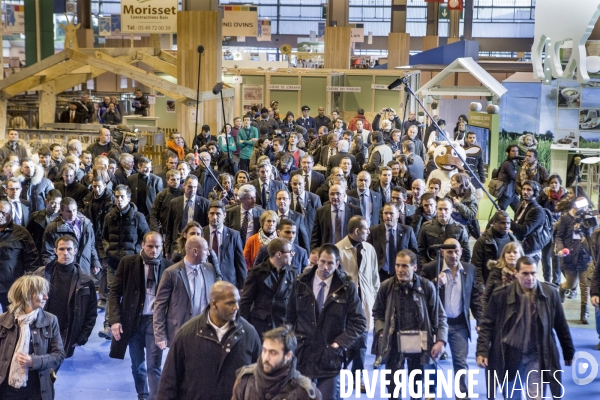 Francois Hollande au Salon de l Agriculture