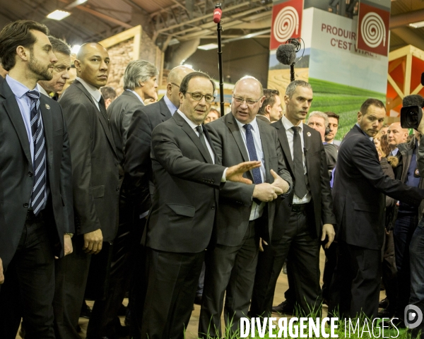 Francois Hollande au Salon de l Agriculture