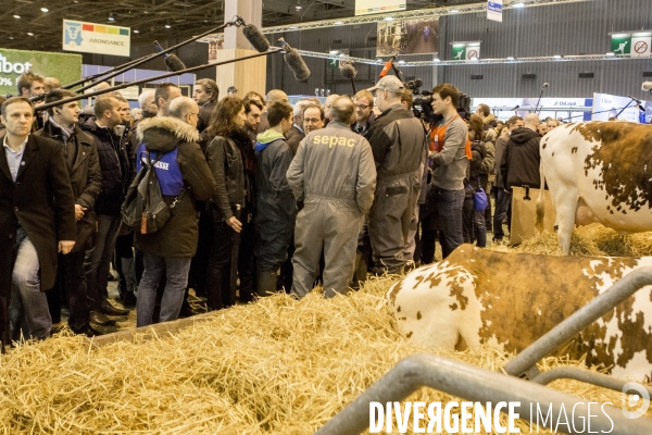 Francois Hollande au Salon de l Agriculture