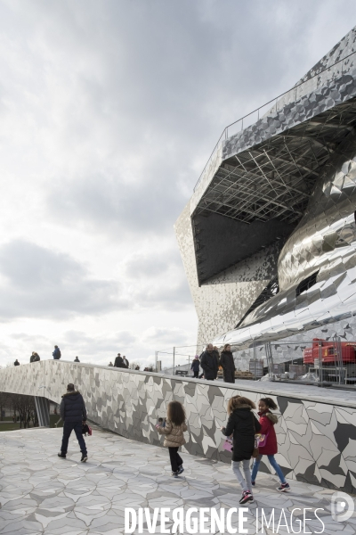 La Philharmonie de Paris, conçue par l architecte Jean Nouvel, février 2015.