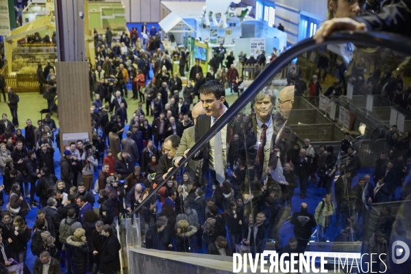 Manuel Valls PM au salon de l agriculture 2015