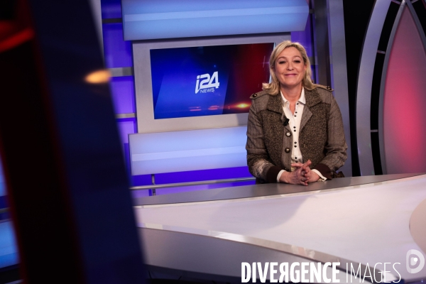 Marine le pen sur i24 news