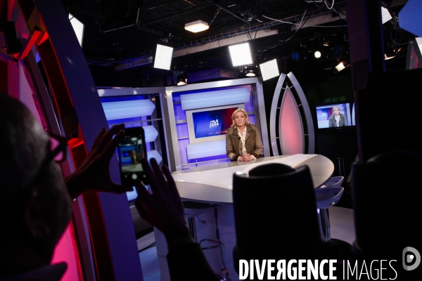 Marine le pen sur i24 news