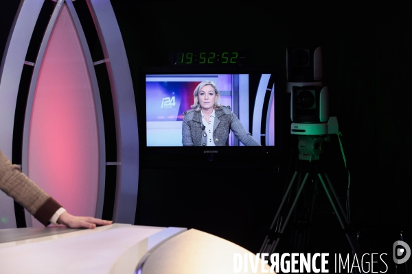 Marine le pen sur i24 news