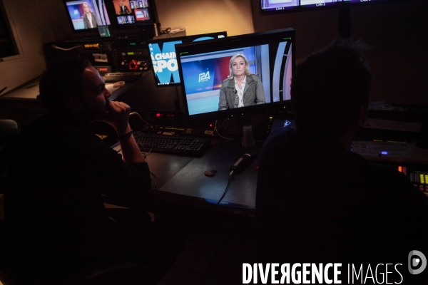 Marine le pen sur i24 news