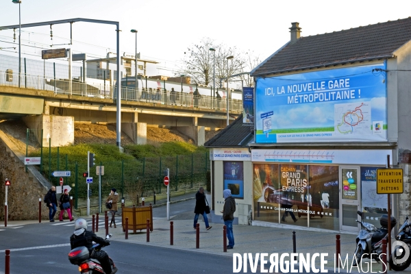 Illustration Fevrier 2015. Le grand Paris express