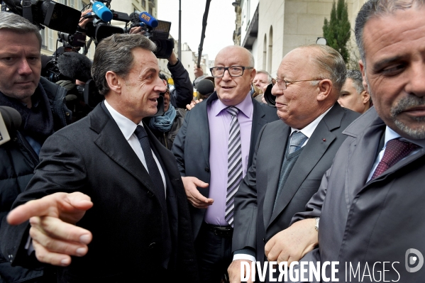 Nicolas Sarkozy avec Dalil Boubakeur