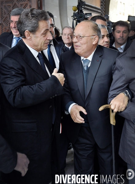 Nicolas Sarkozy avec Dalil Boubakeur