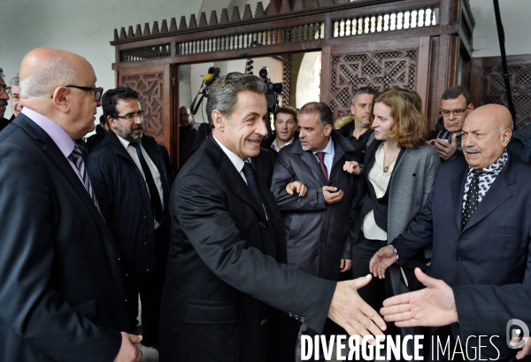 Nicolas Sarkozy avec Dalil Boubakeur