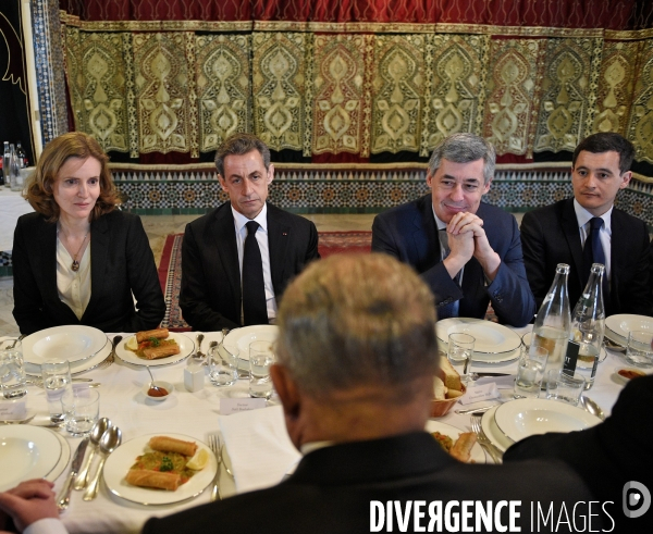 Nicolas Sarkozy avec Dalil Boubakeur