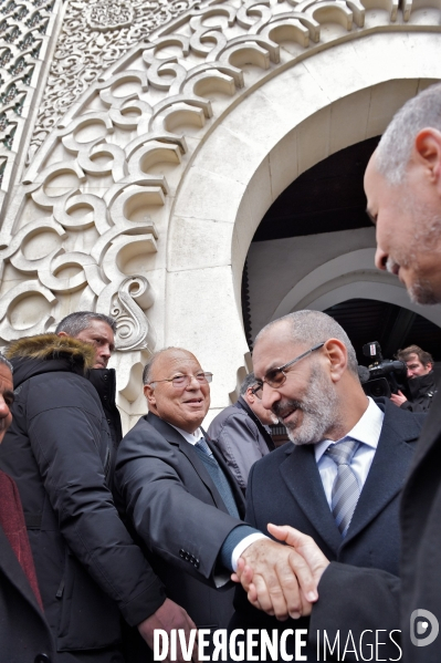 Nicolas Sarkozy avec Dalil Boubakeur