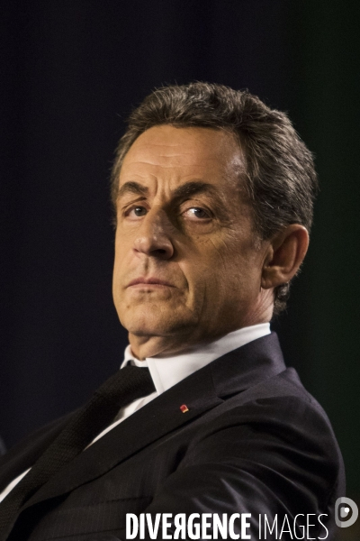 Nicolas SARKOZY en campagne pour soutenir les candidats aux élections départementales à Saint-Maur-des-Fossés