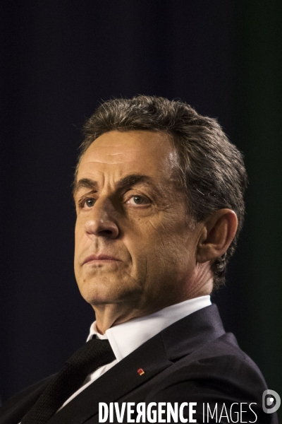 Nicolas SARKOZY en campagne pour soutenir les candidats aux élections départementales à Saint-Maur-des-Fossés