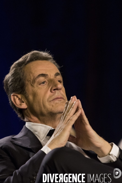 Nicolas SARKOZY en campagne pour soutenir les candidats aux élections départementales à Saint-Maur-des-Fossés