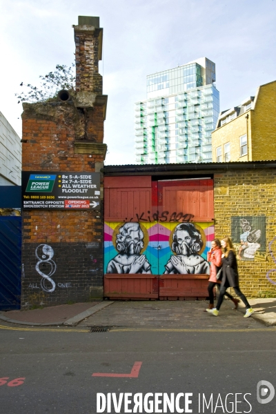 Ici Londres ! Street art dans le quartier de Brick Lane