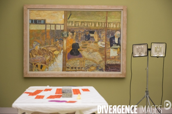 Installation de l exposition Bonnard au musée d Orsay