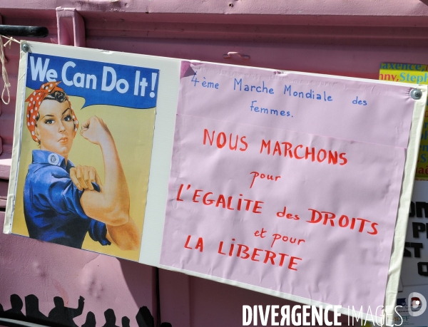 Marche des femmes a marseille