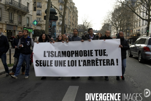 Manifestation contre l Islamophobie