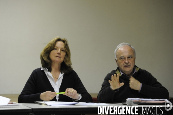 Elections départementales en Corrèze. Gérard BONNET Pdt du Conseil général en campagne.