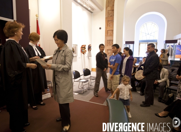 Ceremonie de citoyennete canadienne