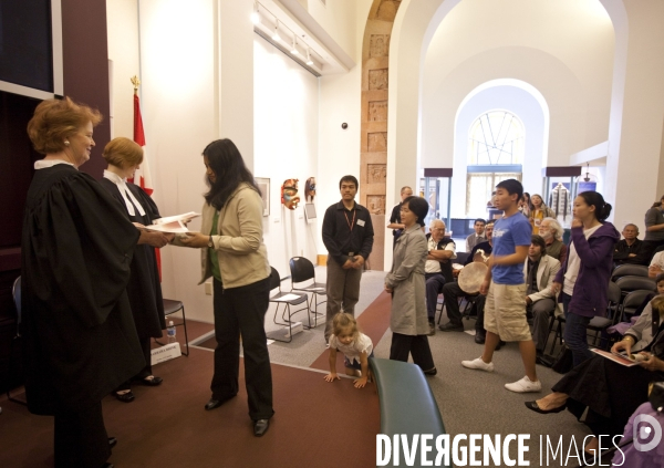 Ceremonie de citoyennete canadienne